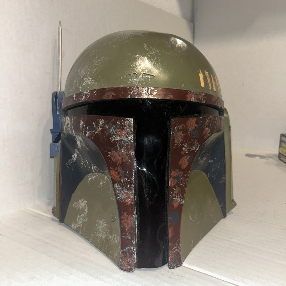 Custom Fiberglass Star Wars Boba Fett Helmet Adult Large Cosplay Halloween